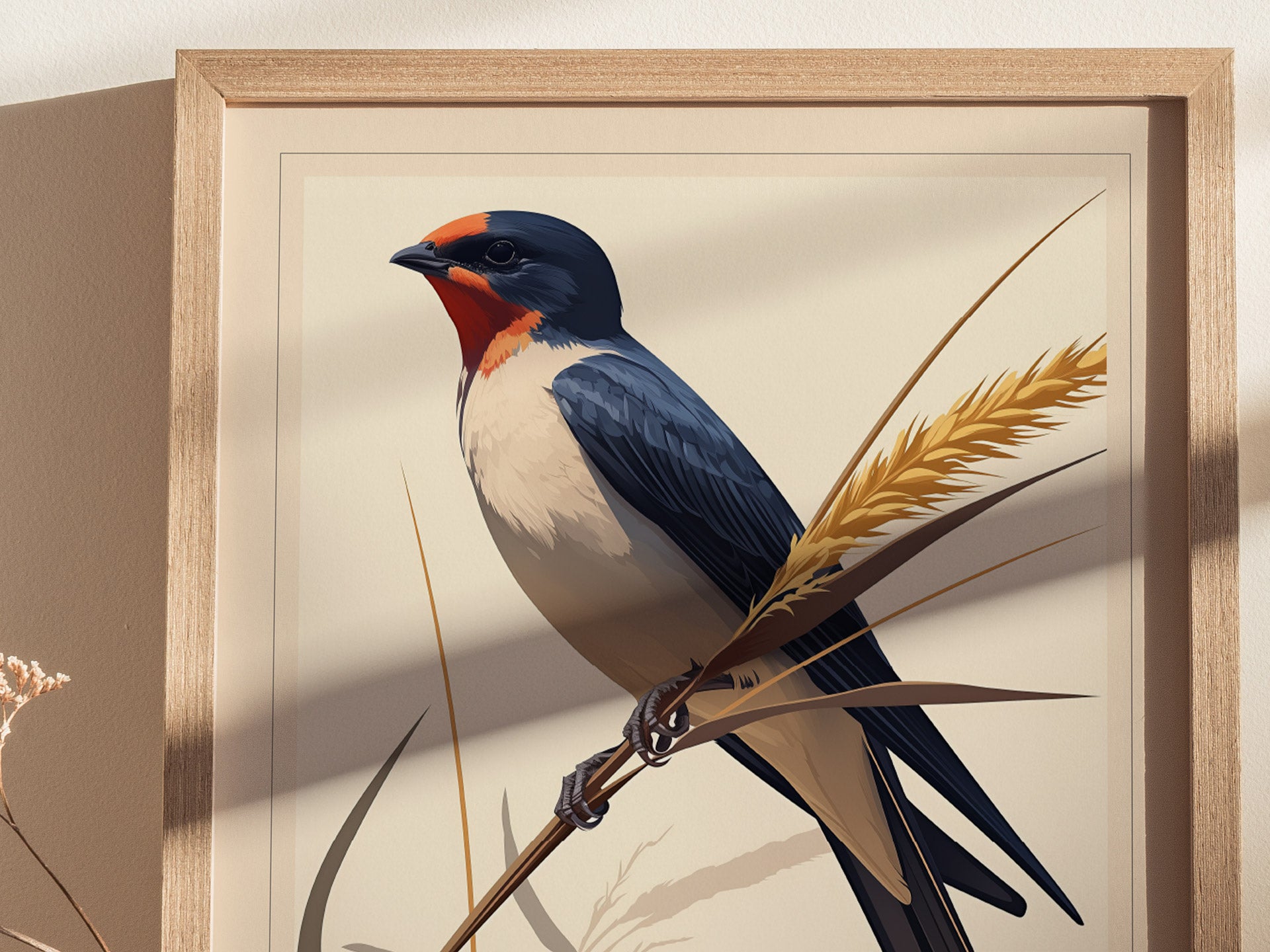 Barn Swallow Audubon Print | Bird Lover Wall Art | Framed or Unframed
