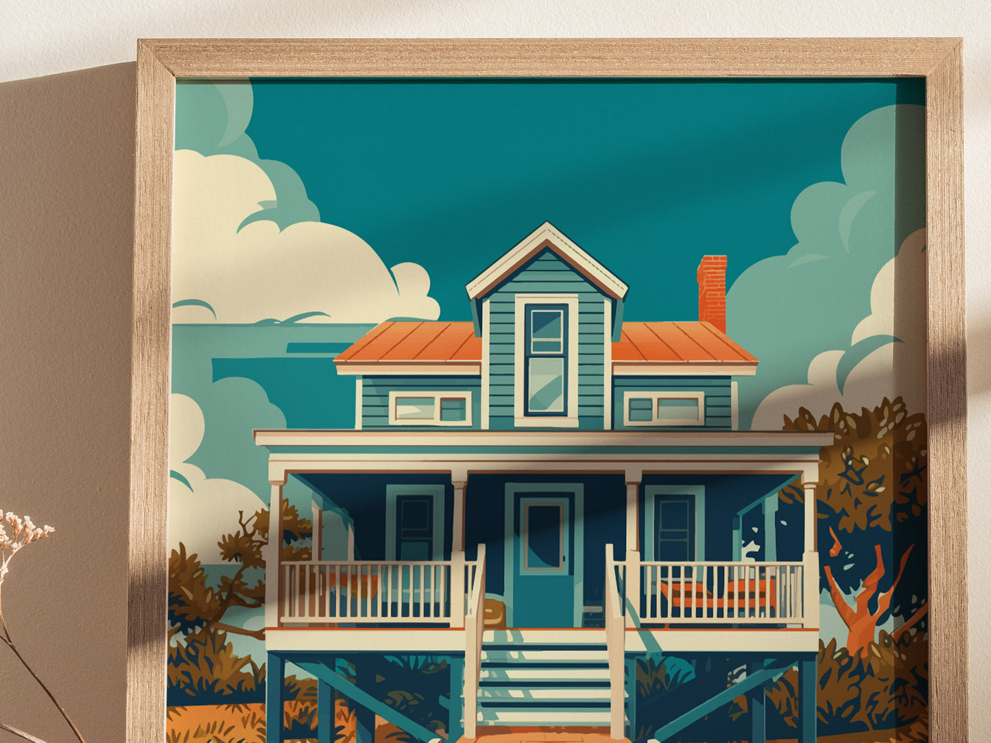 Ocracoke Island Poster | Outer Banks North Carolina Wall Art Print