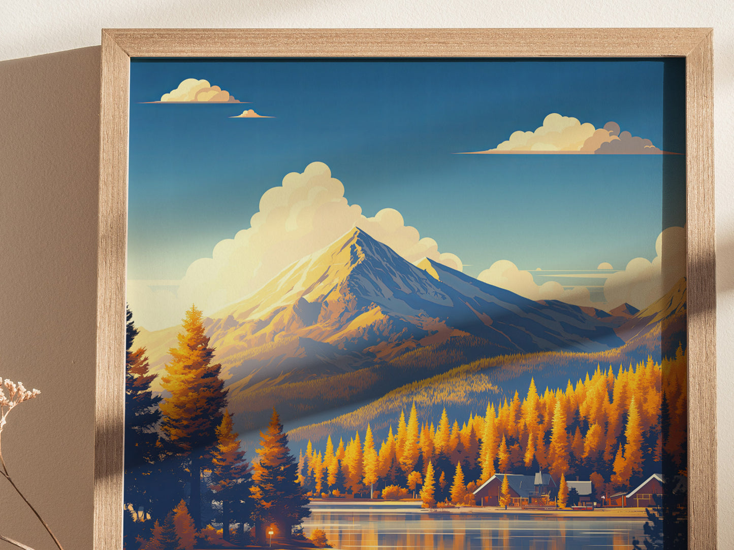 Lake Tahoe Poster | Sierra Nevada Alpine Lake Wall Art