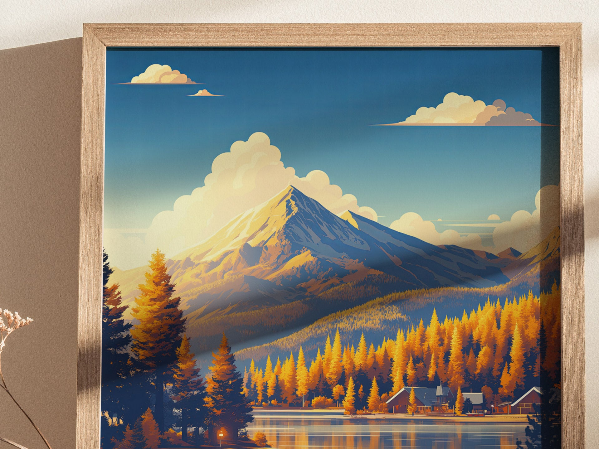 Lake Tahoe Poster | Sierra Nevada Alpine Lake Wall Art