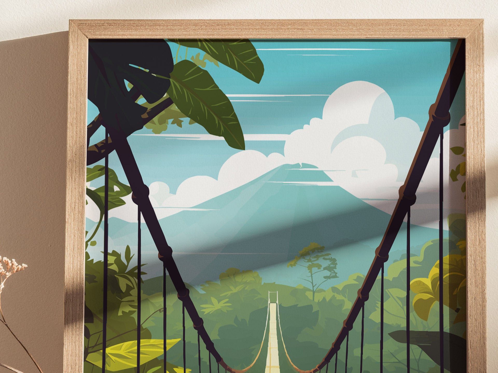Selvatura Park Poster | Monteverde Costa Rica Cloud Forest Bridge Gift