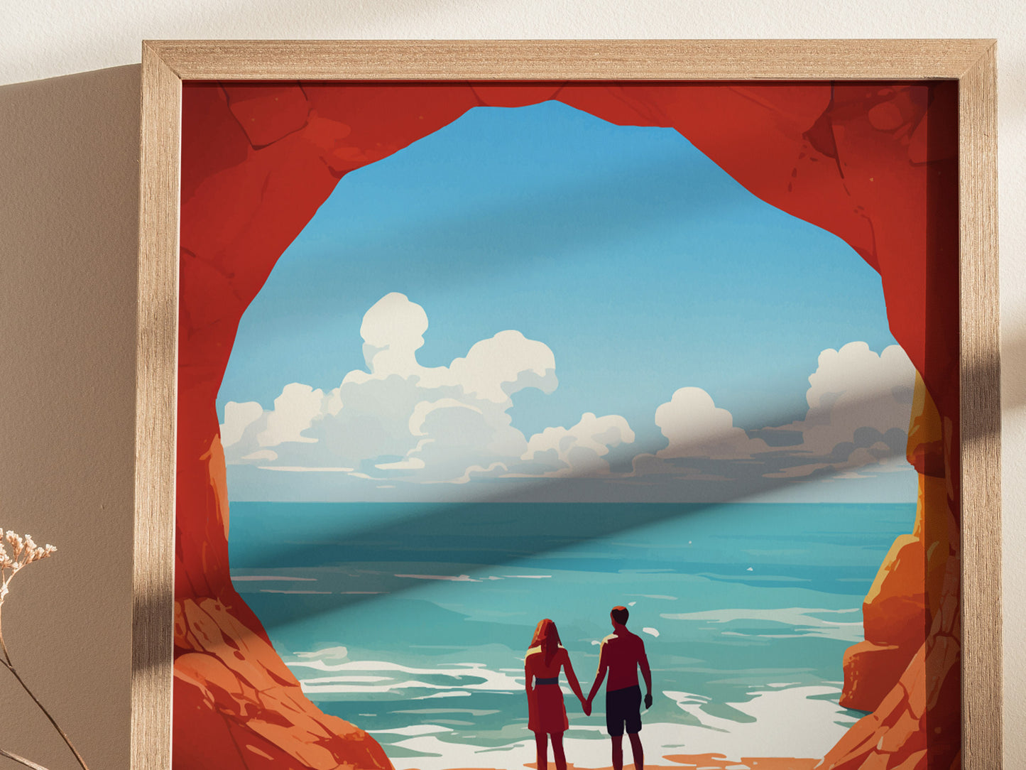 Cavendish Beach Poster | Prince Edward Island Canada Coastal Wall Art | Framed or Unframed