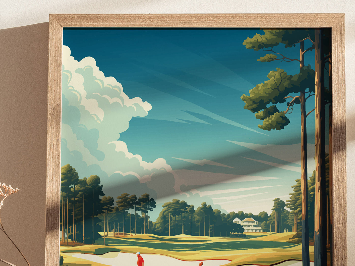 Pinehurst Resort Poster | Golf Course Art North Carolina Wall Decor