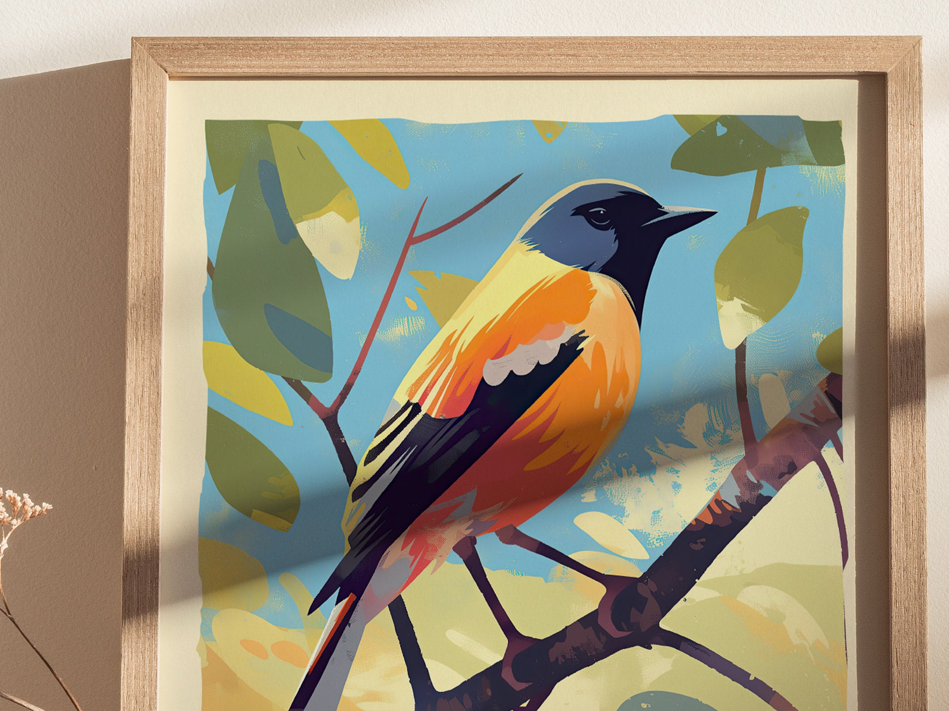 Baltimore Oriole Audubon Print | Bird Lover Wall Art | Framed or Unframed