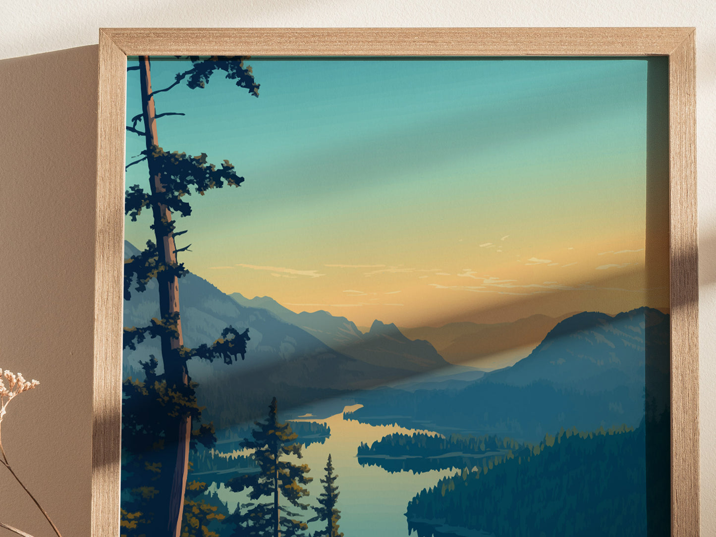 Rattlesnake Ridge Trail Poster | Pacific Northwest Hike Wall Art
