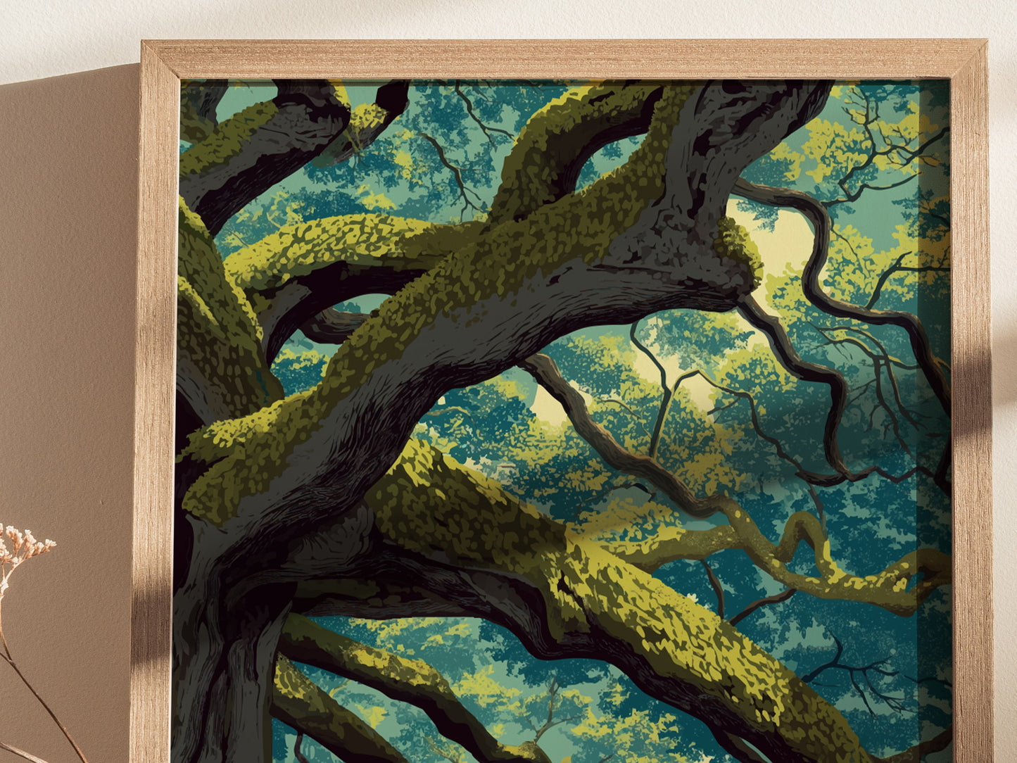 Johns Island Angel Oak Tree Poster | South Carolina Southern Wall Art