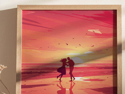 Coronado Beach Poster | San Diego California Coastal Wall Art | Framed or Unframed