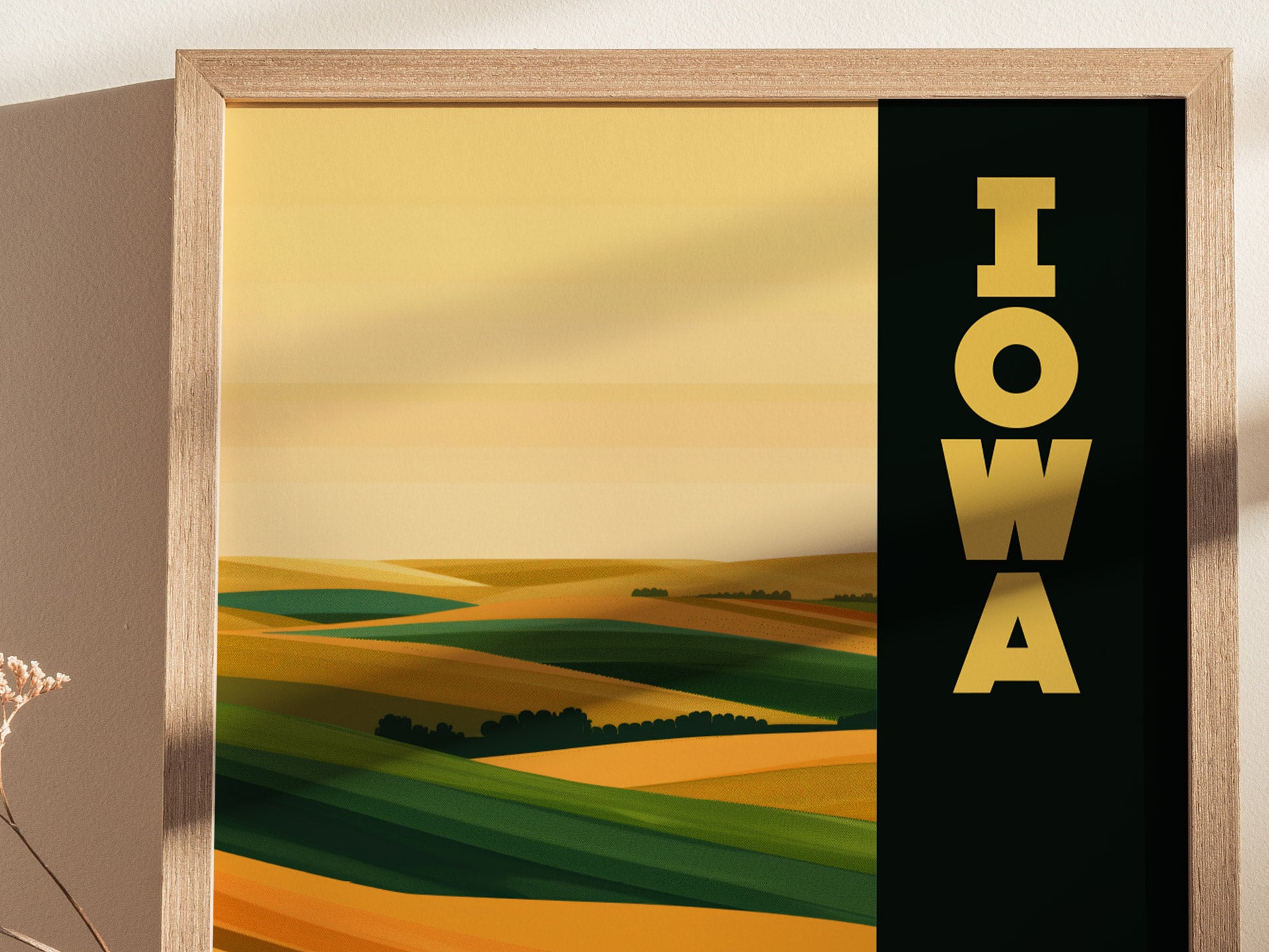 Iowa Poster | The Hawkeye State Wall Art