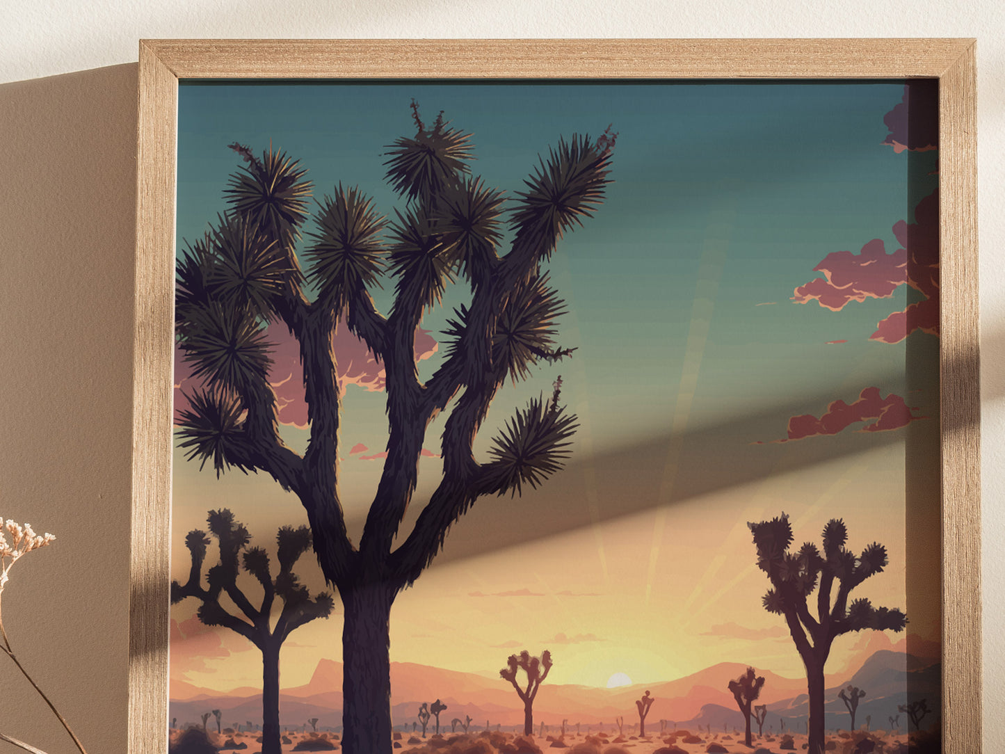 Joshua Tree National Park Poster | Desert Travel Print Wall Art