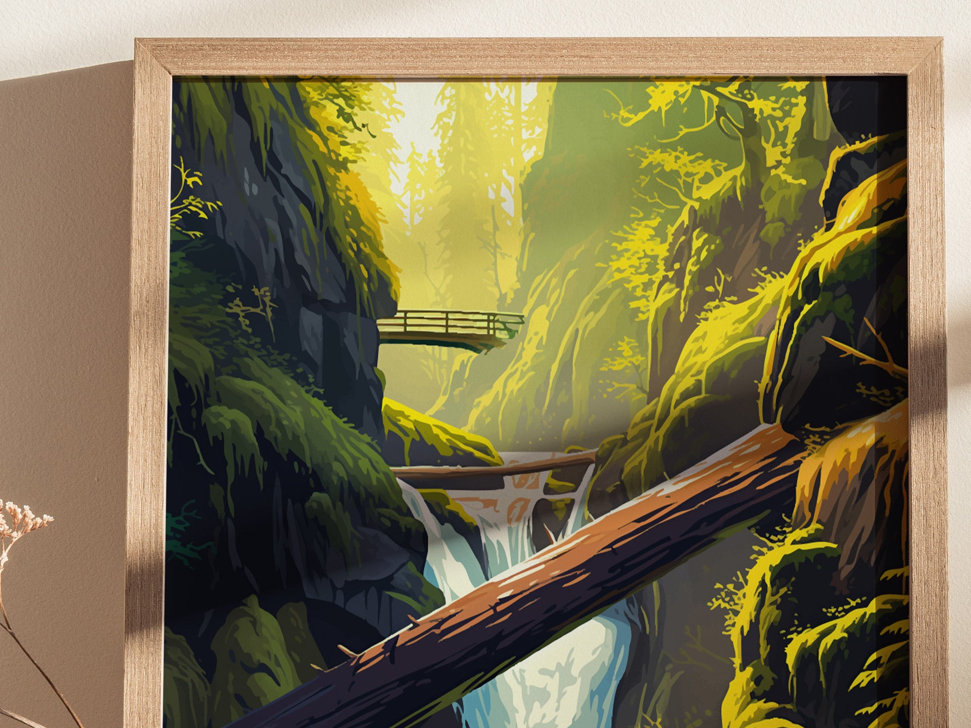 Sol Duc Falls Poster | Olympic National Park Wall Art | Swell Scenes