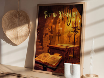 Pit of Despair Poster | Princess Bride Movie Fan Art Print