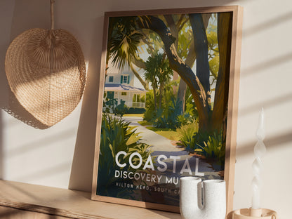 Coastal Discovery Museum Poster | Hilton Head Island Wall Art | Framed or Unframed