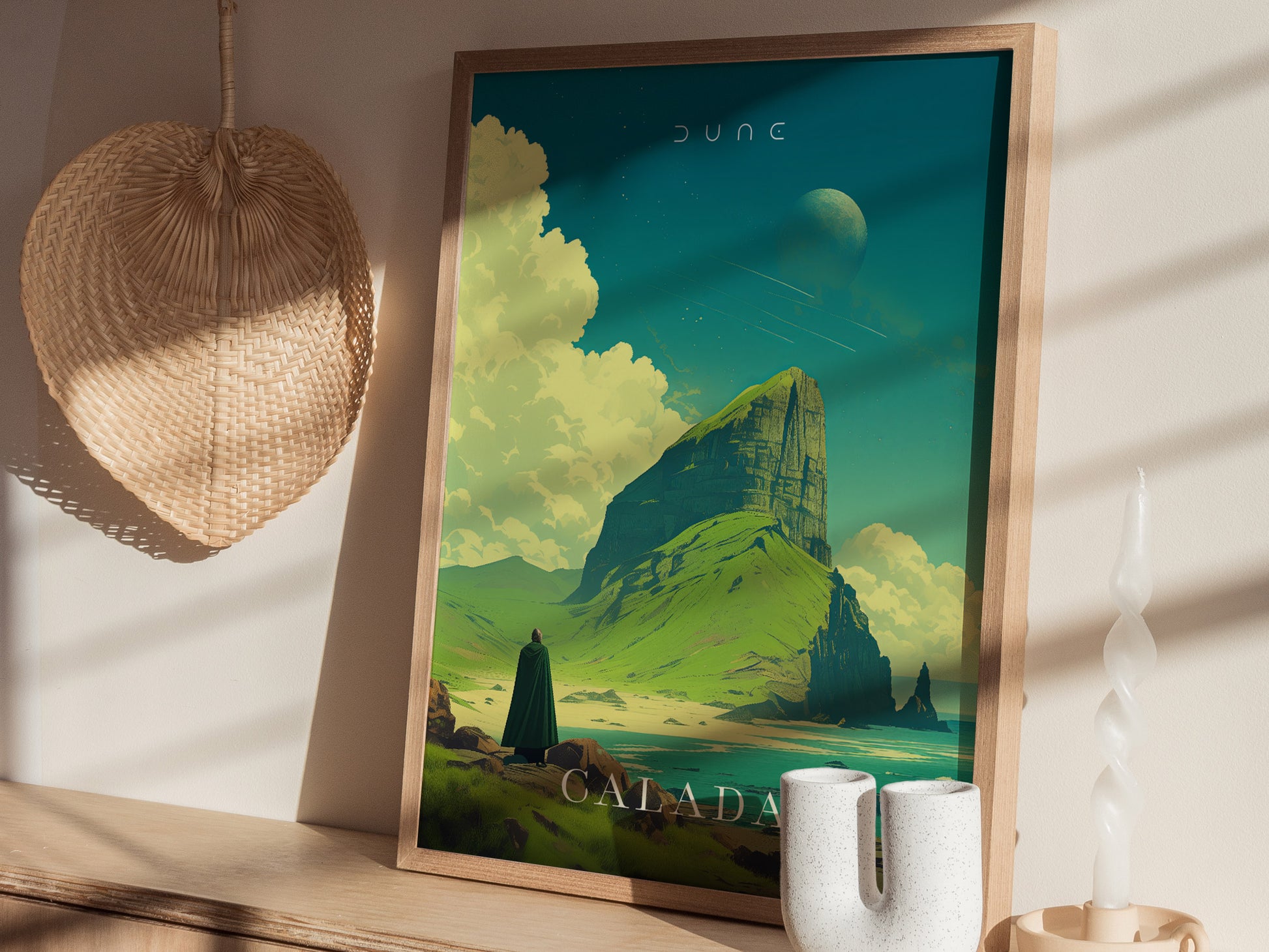 Dune Caladan Poster | Sci-Fi Fan Wall Art | Framed or Unframed
