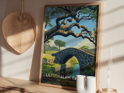 Liliuokalani Gardens Poster | Hilo Big Island Hawaii Wall Art
