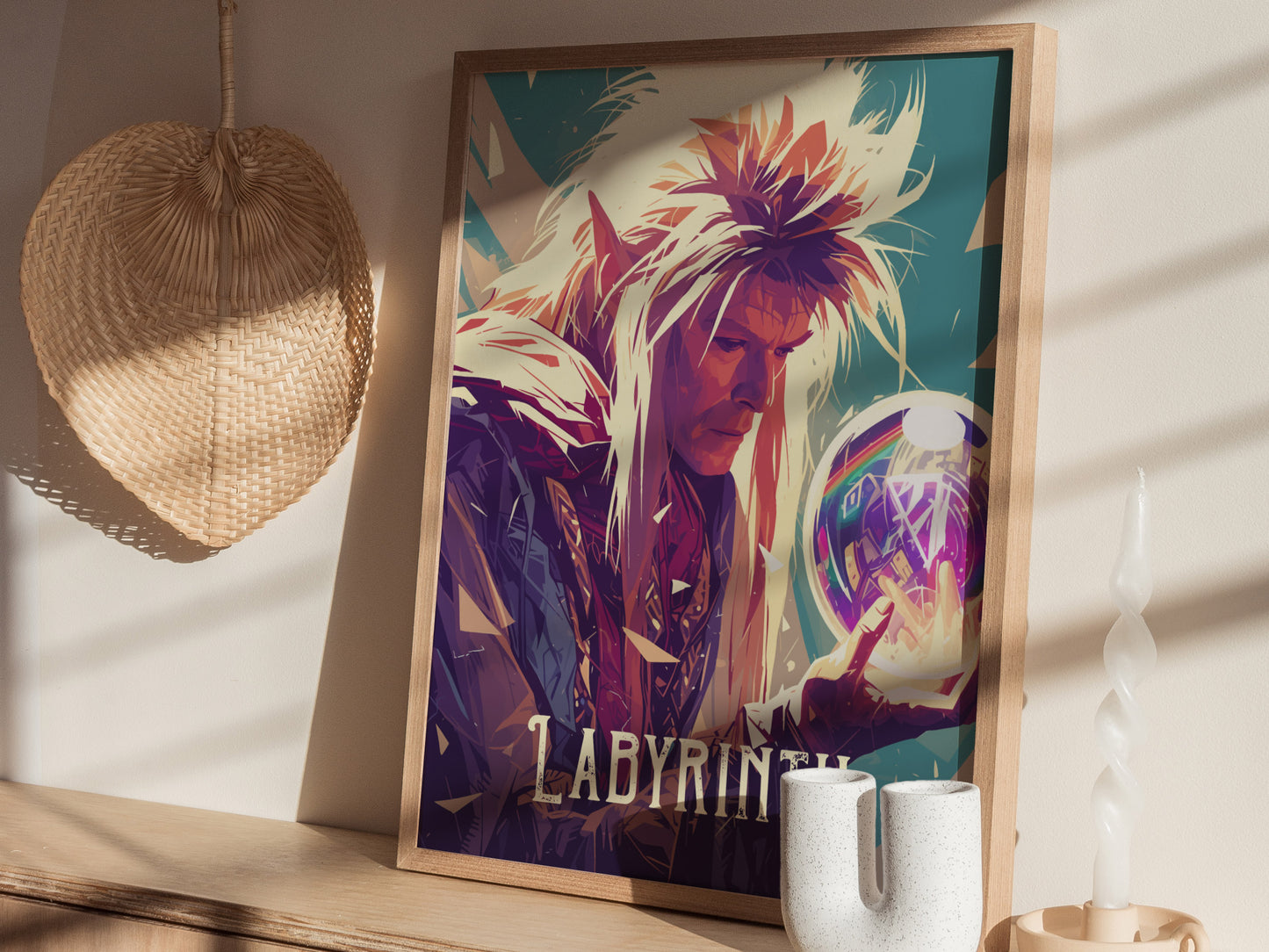 Labyrinth Movie Poster | 1980s Fantasy Film Wall Art