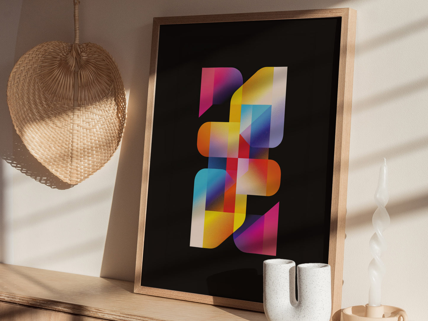 Lite-Brite Poster | Retro 80s Peg Light Nostalgia Wall Art