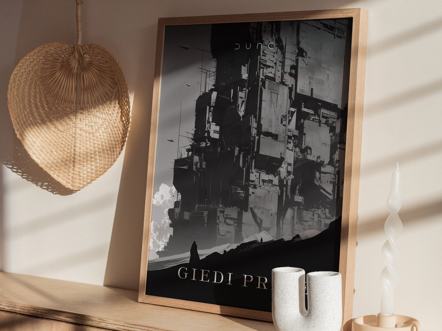 Dune Giedi Prime Poster | Sci-Fi Fan Wall Art | Framed or Unframed