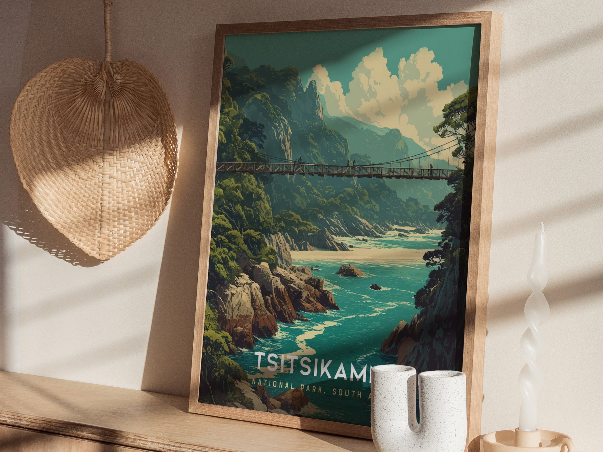 Tsitsikamma National Park Poster | South Africa Coastal Wall Art