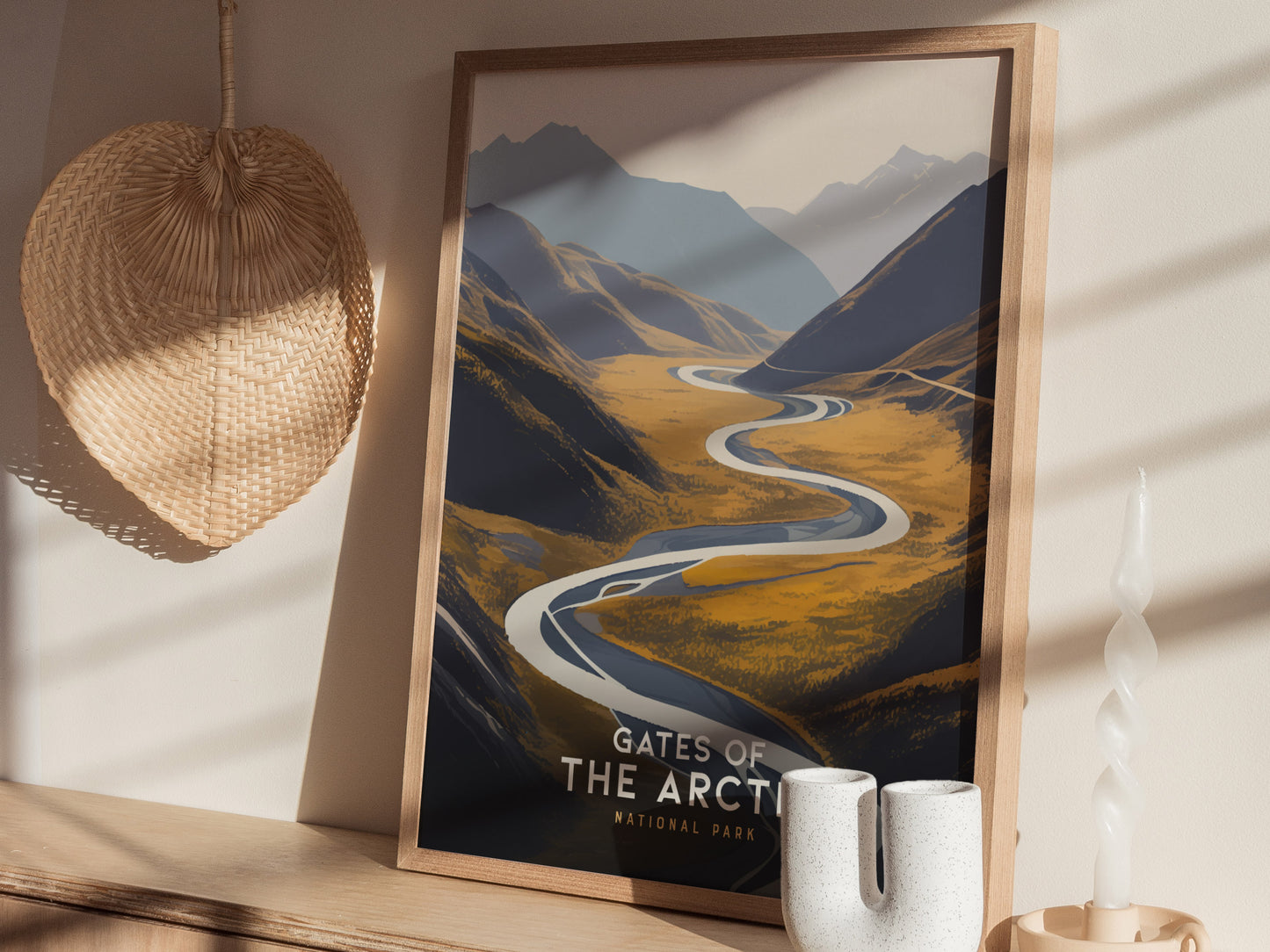 Gates of the Arctic Poster | Alaska National Park Wall Art | Framed or Unframed