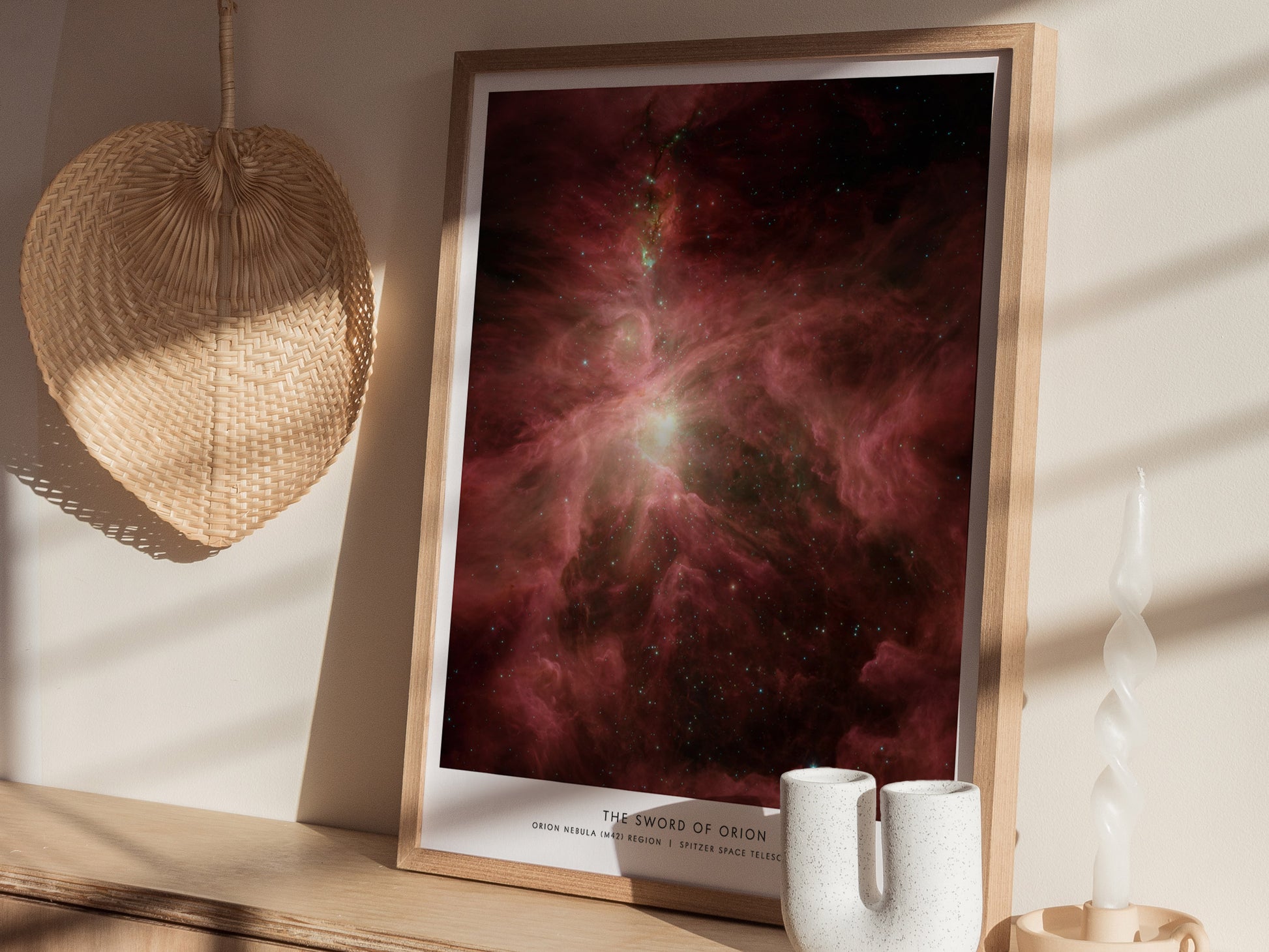 Sword of Orion Poster | Spitzer Space Telescope Orion Nebula Wall Art