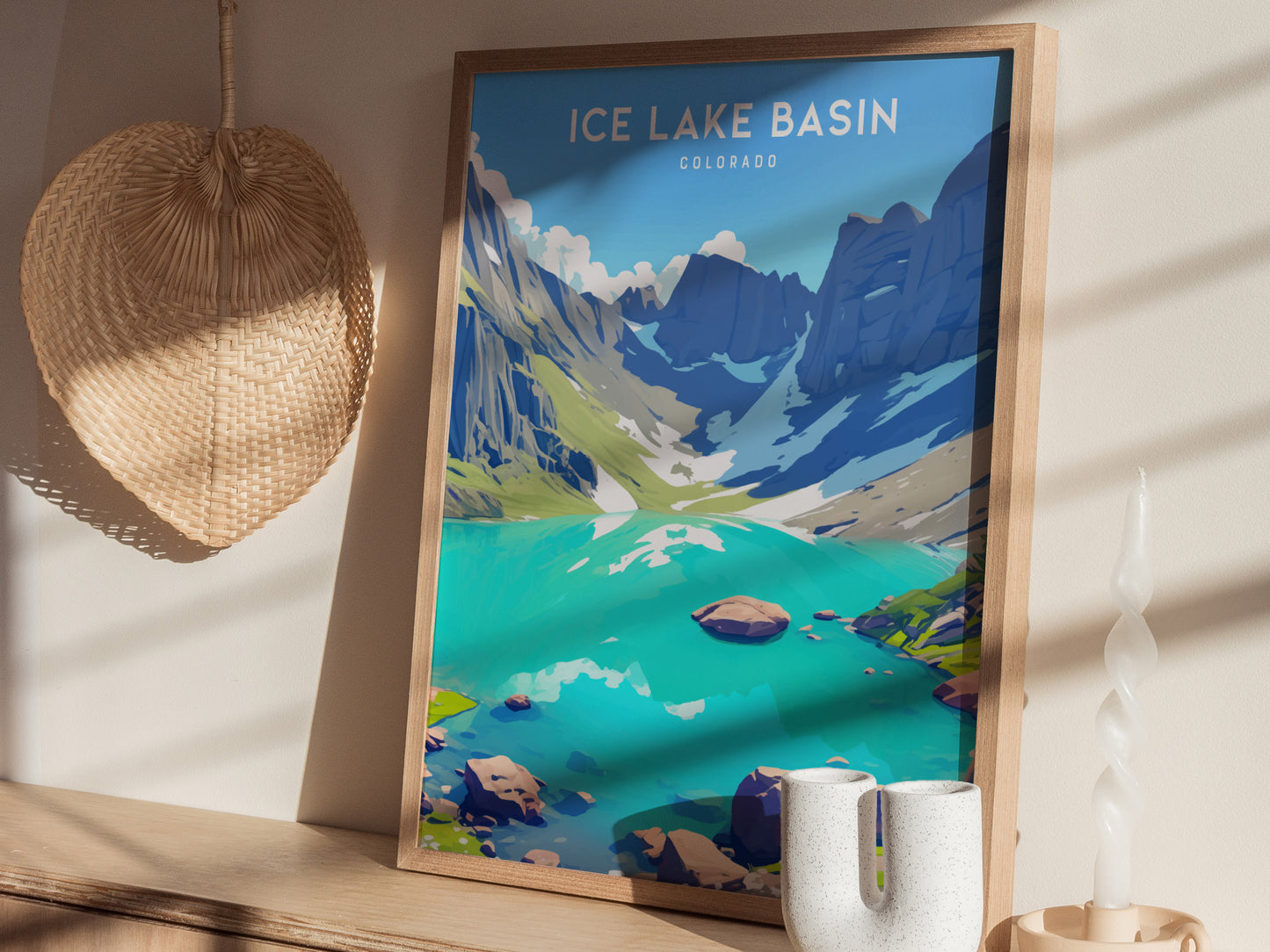 Ice Lake Basin Poster | Colorado Alpine Lake Wall Art