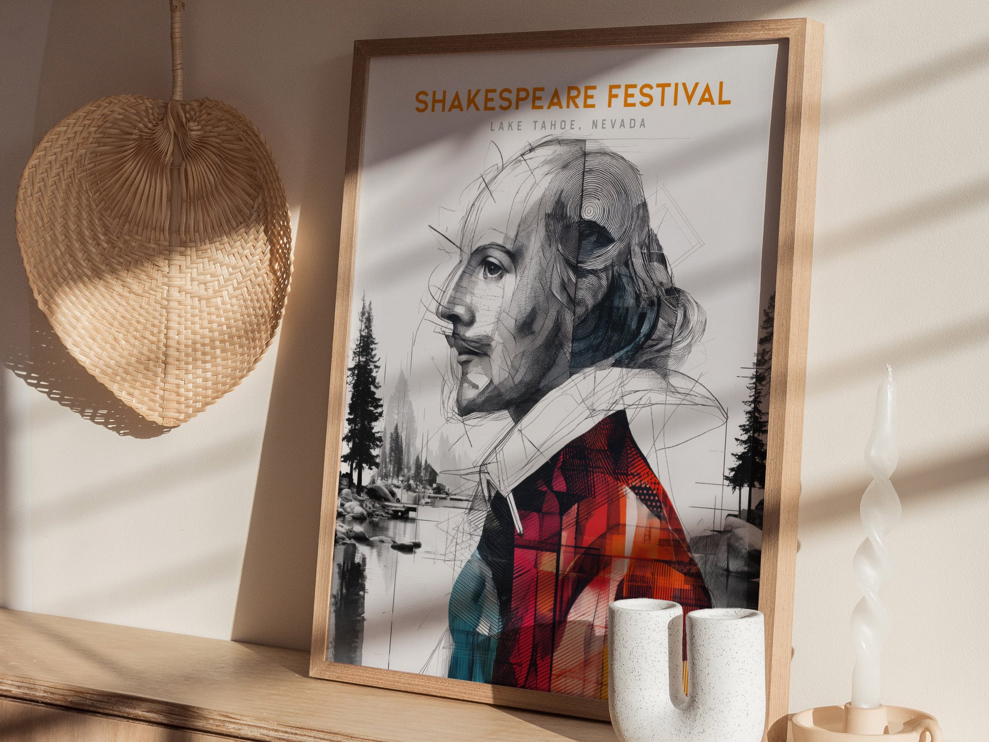 Lake Tahoe Shakespeare Festival Poster | Sand Harbor Nevada Wall Art