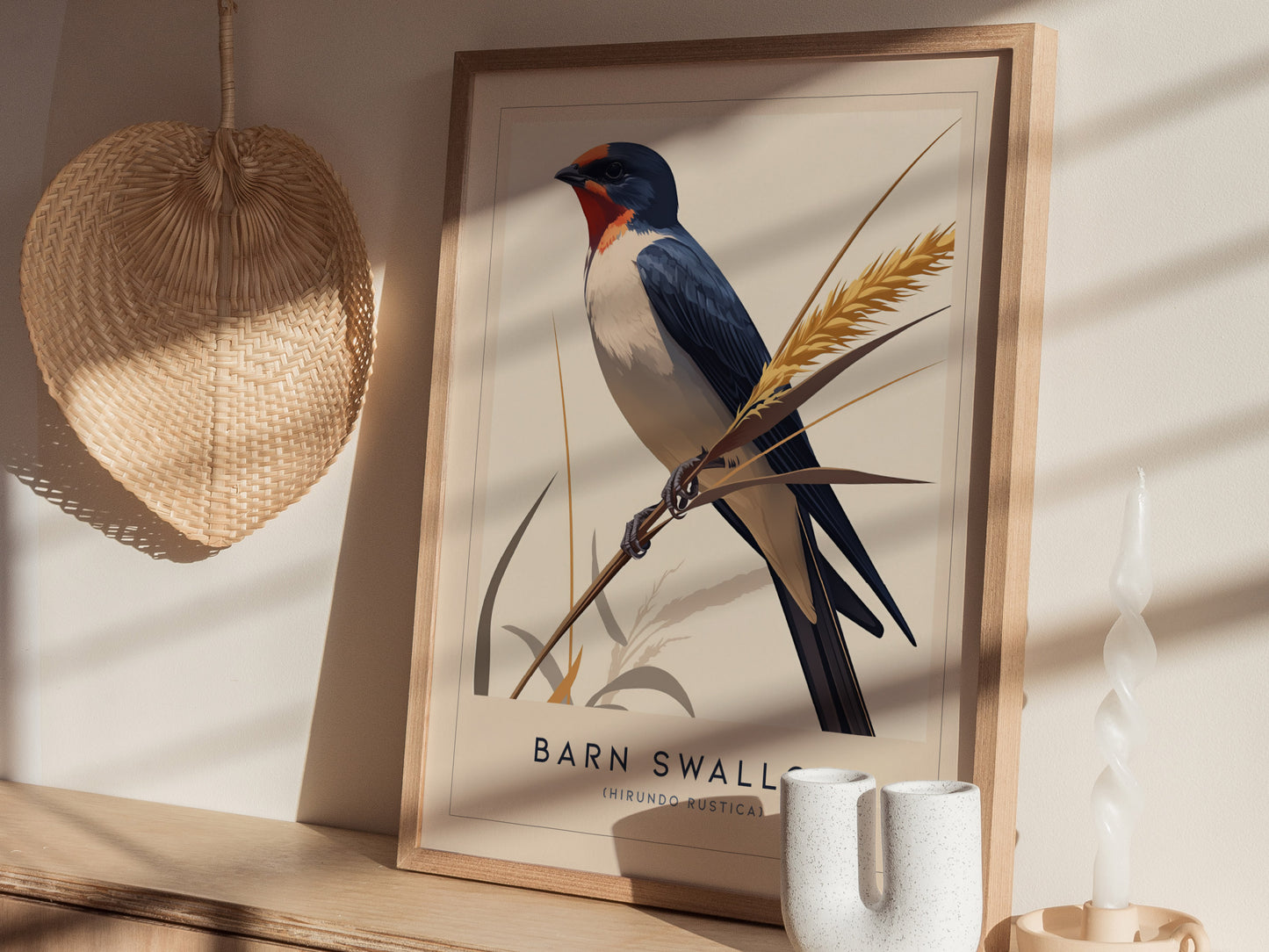 Barn Swallow Audubon Print | Bird Lover Wall Art | Framed or Unframed