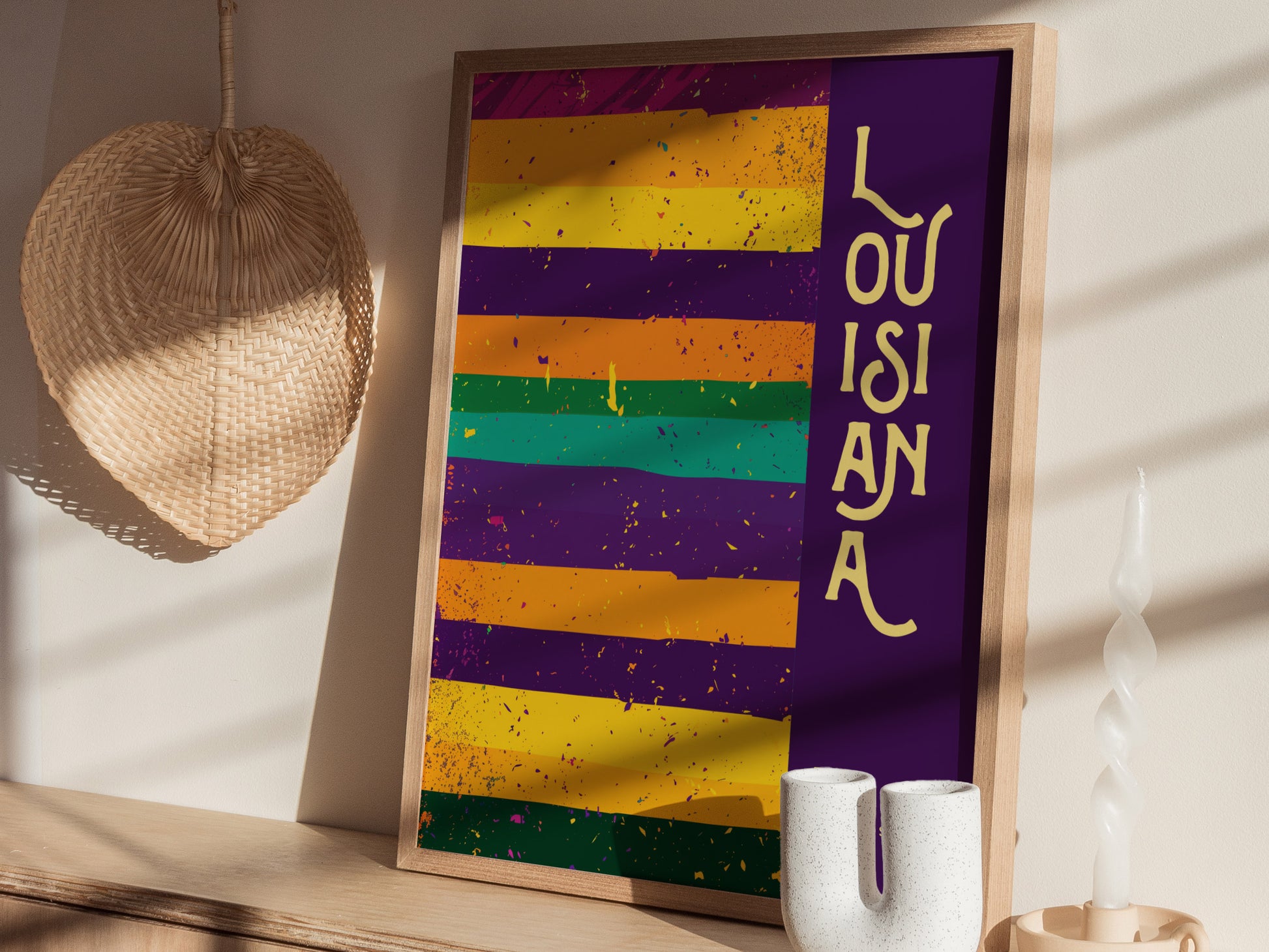 Louisiana Poster | The Pelican State Wall Art