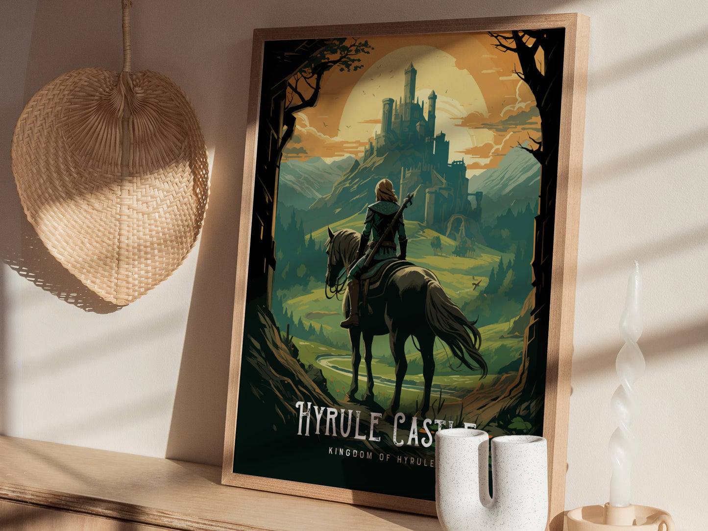 Hyrule Castle Poster | The Legend of Zelda Hyrule Kingdom Wall Art