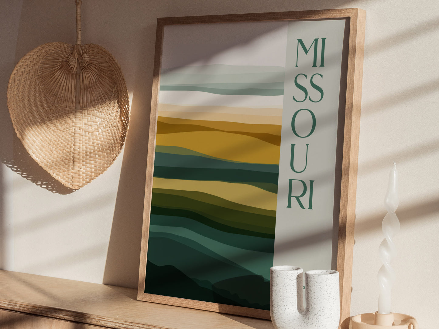 Missouri Poster | The Show Me State Wall Art