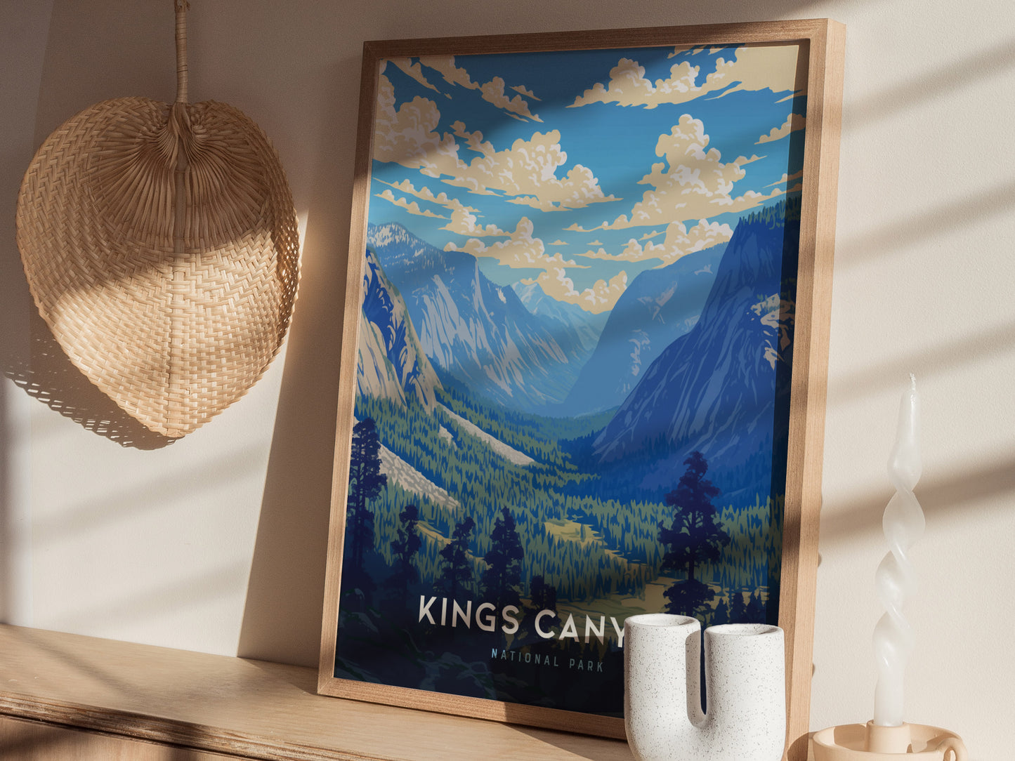 Kings Canyon National Park Poster | California Wall Art Print