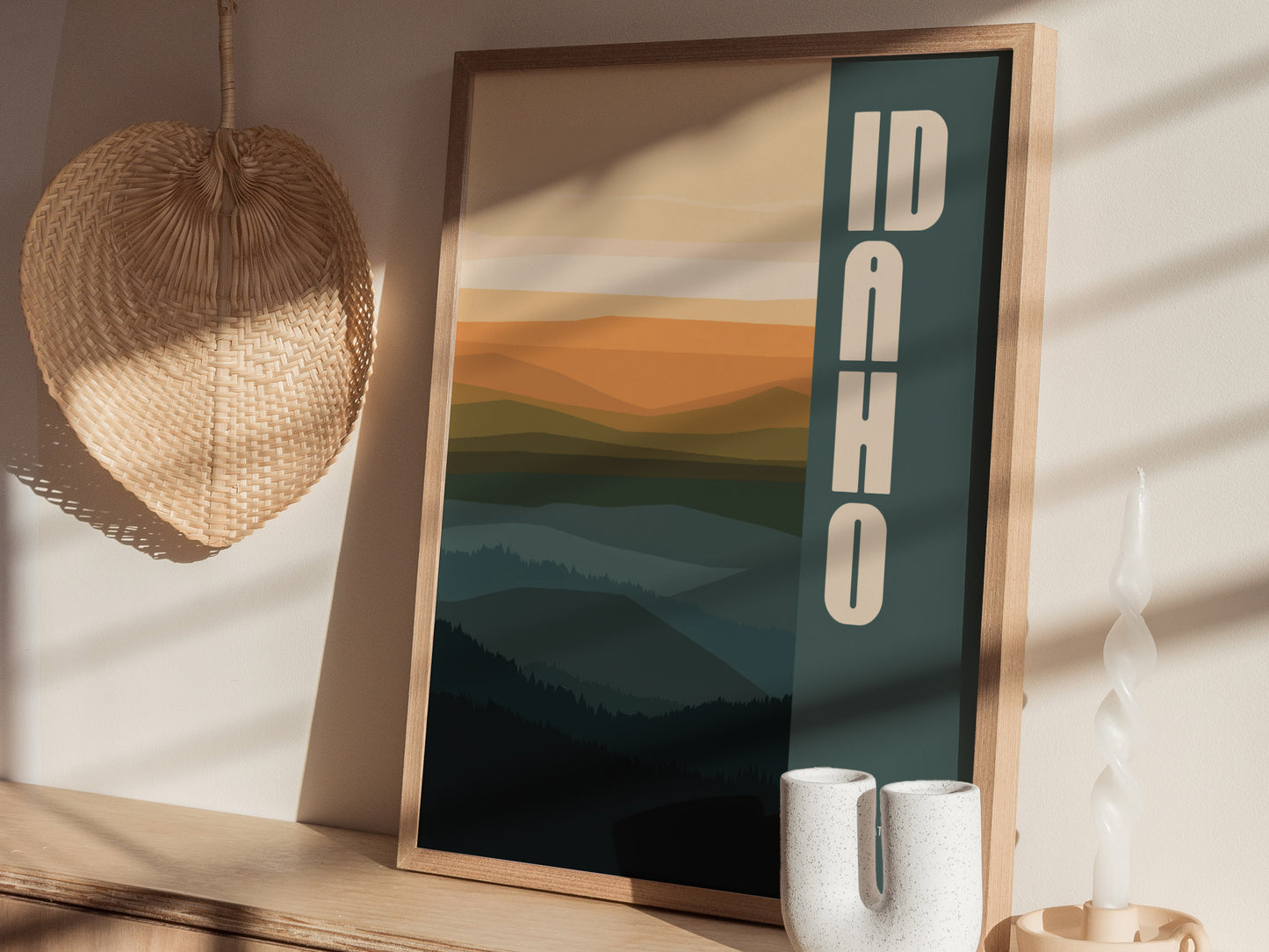 Idaho Poster | The Gem State Wall Art