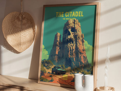 The Citadel Mad Max Poster | Fury Road Wasteland Art Immortan Joe Gift