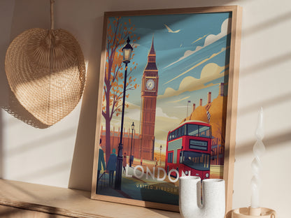 London Poster | United Kingdom Travel Wall Art