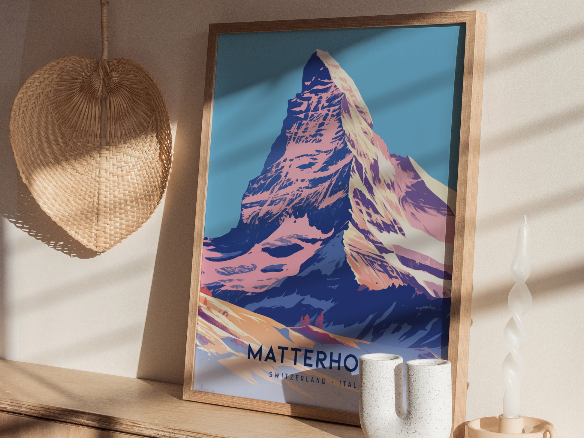 Matterhorn Poster | Iconic Alpine Peak Wall Art