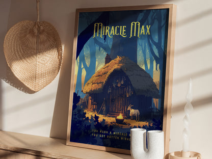 Miracle Max Poster | Princess Bride Fan Art Wall Print