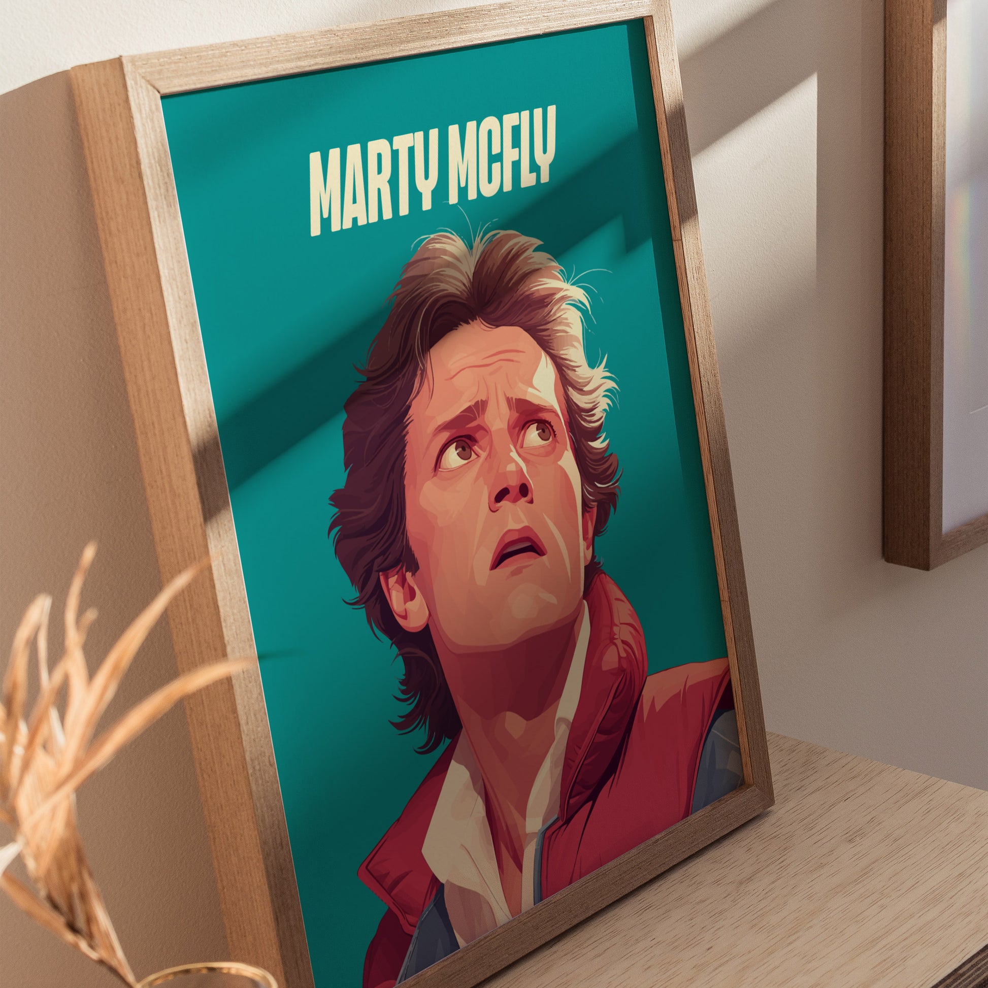 Marty McFly Poster | Back to the Future Fan Art Portrait