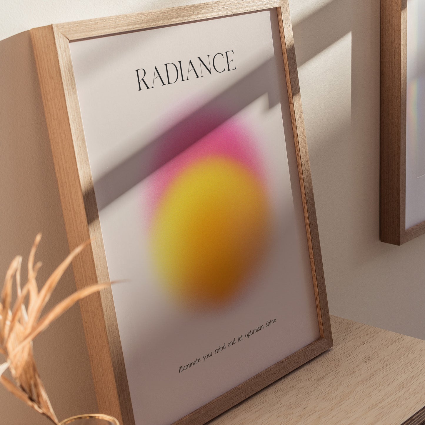 Radiance Aura Poster | Trendy Minimalist Abstract Wellness Wall Art