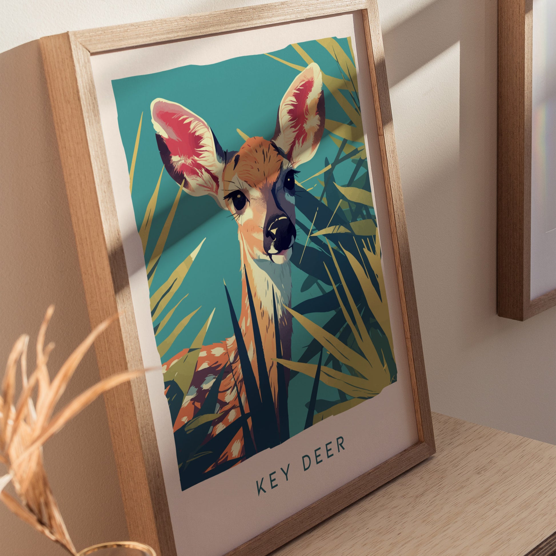 Key Deer Poster | Florida Keys Wildlife Wall Art