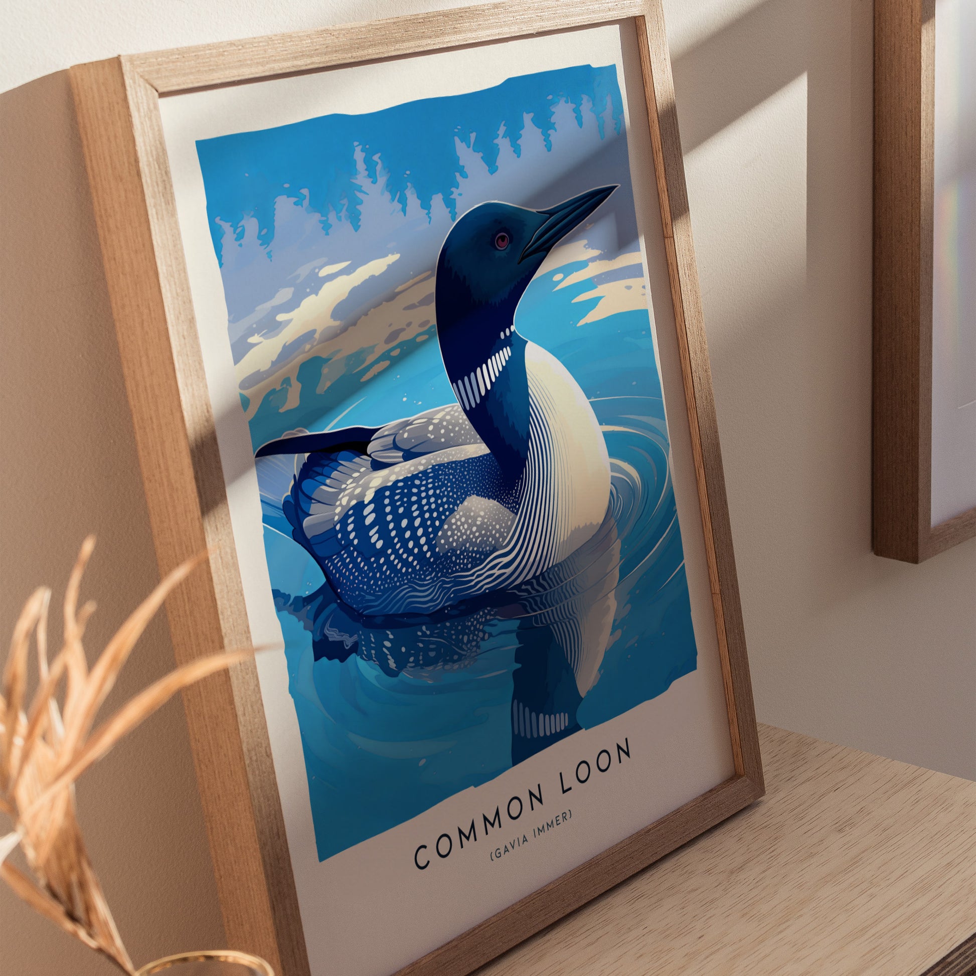 Common Loon Poster | Minnesota State Bird Wall Art | Framed or Unframed