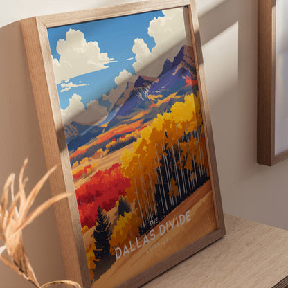 Dallas Divide Poster | Colorado Landscape Wall Art