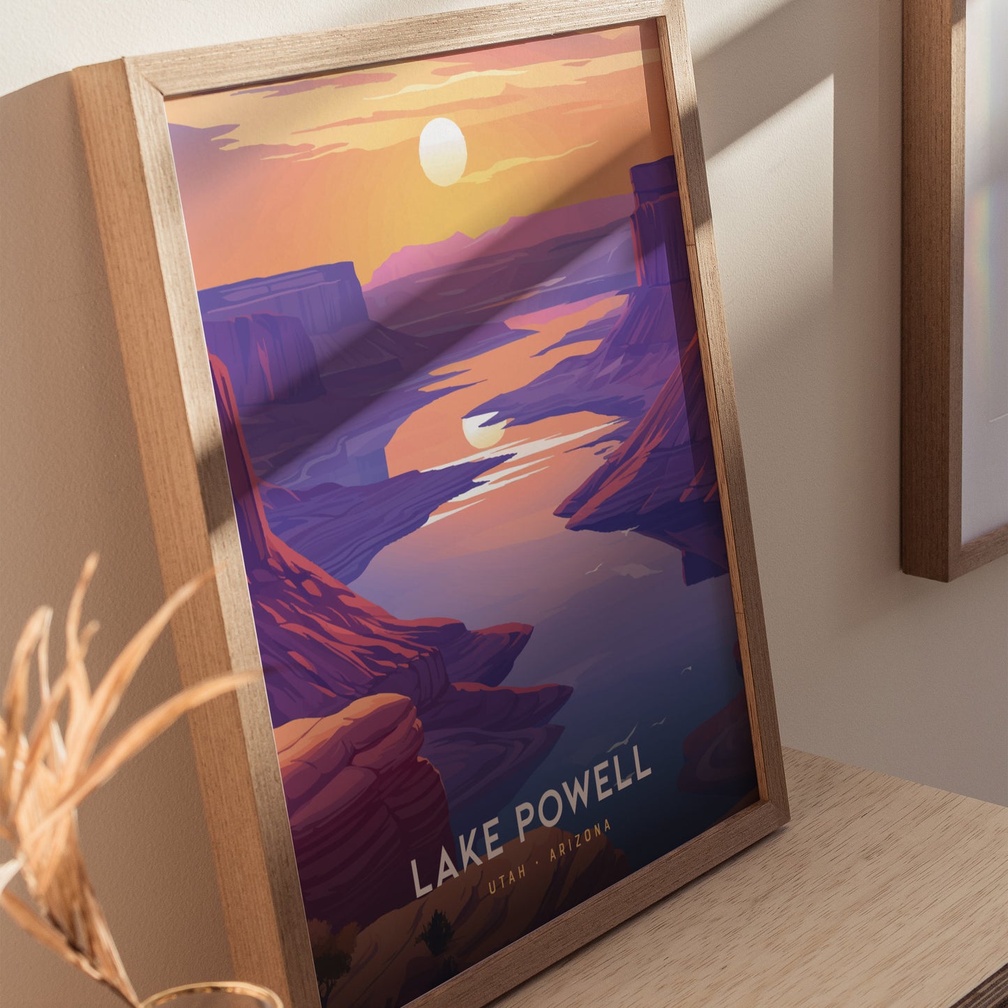 Lake Powell Poster | Utah Arizona Canyon Lake Wall Art