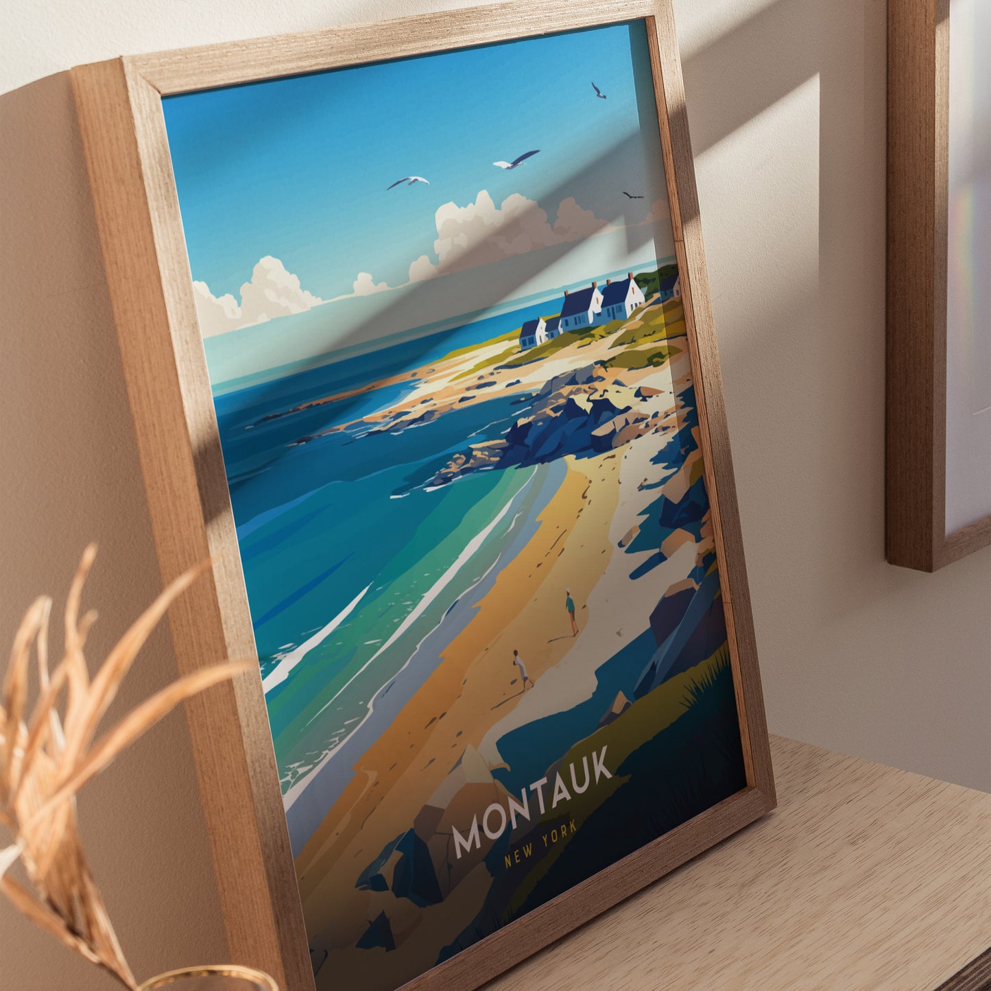 Montauk New York Poster | Long Island Coastal Wall Art