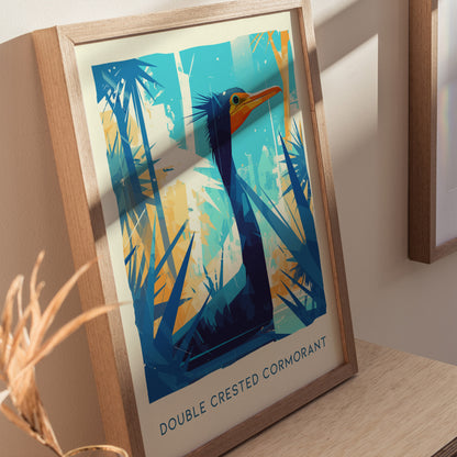 Cormorant Audubon Print | Florida Bird Lover Wall Art | Framed or Unframed