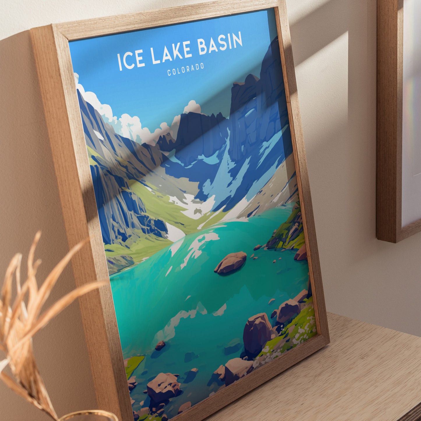 Ice Lake Basin Poster | Colorado Alpine Lake Wall Art