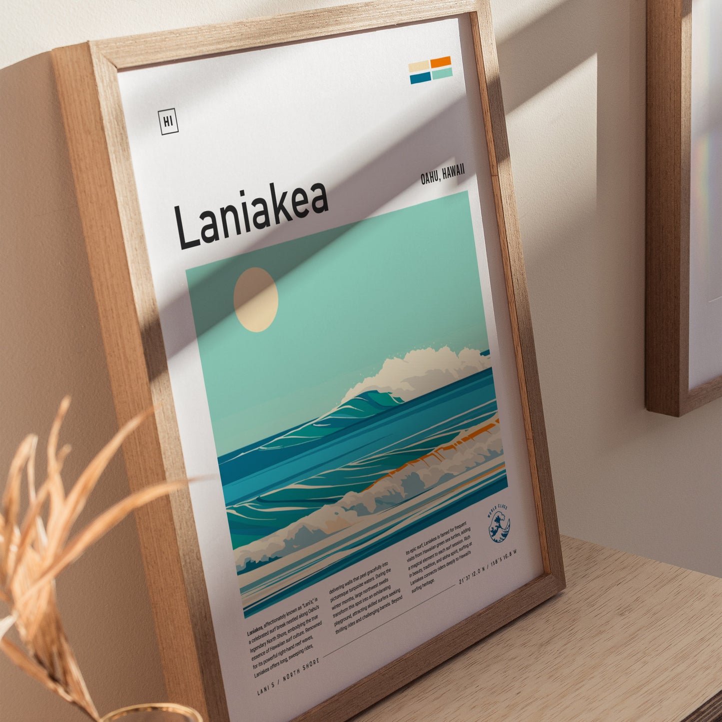 Laniakea North Shore Poster | Oahu Hawaii Surf Spot Wall Art