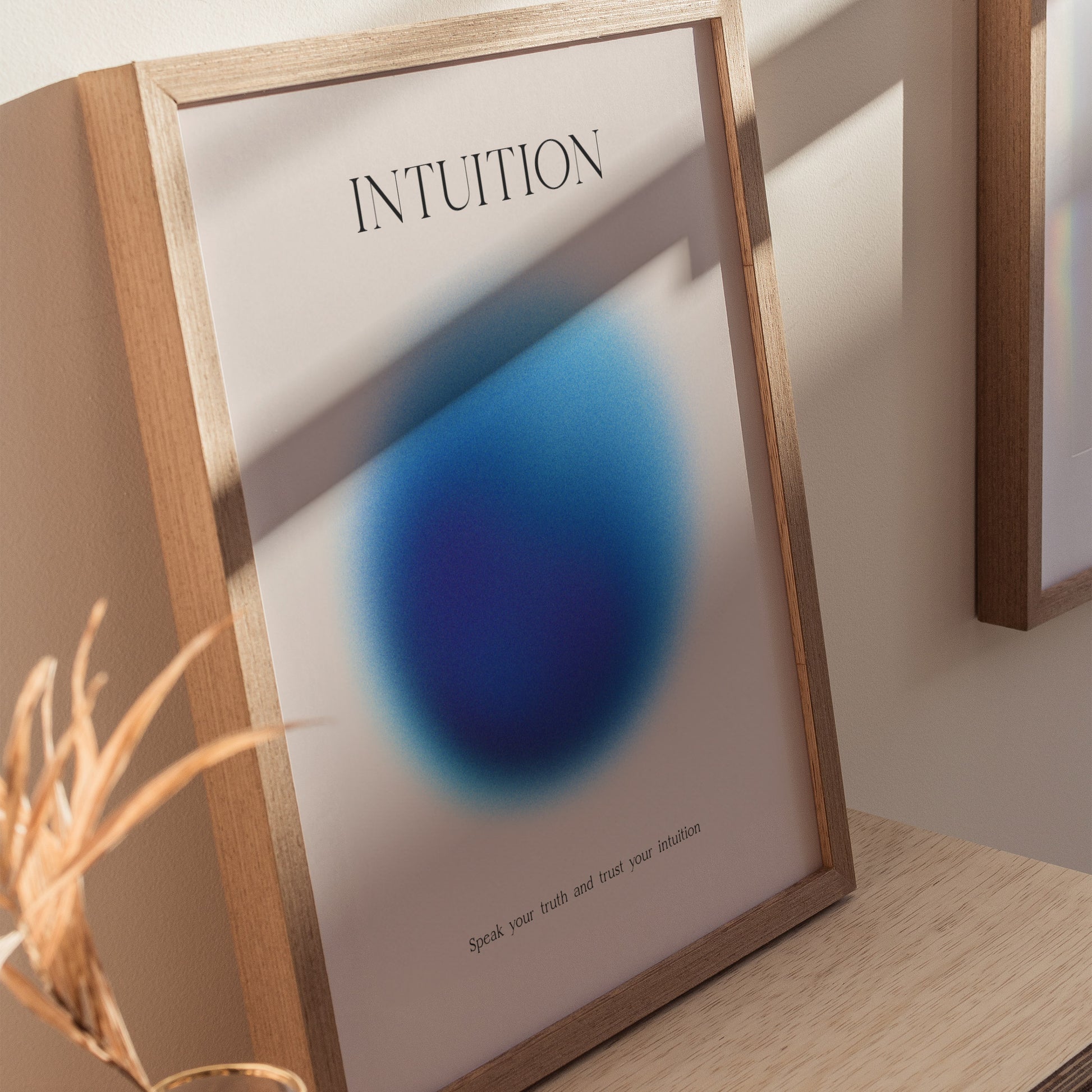 Intuition Aura Poster | Abstract Minimalist Wall Art