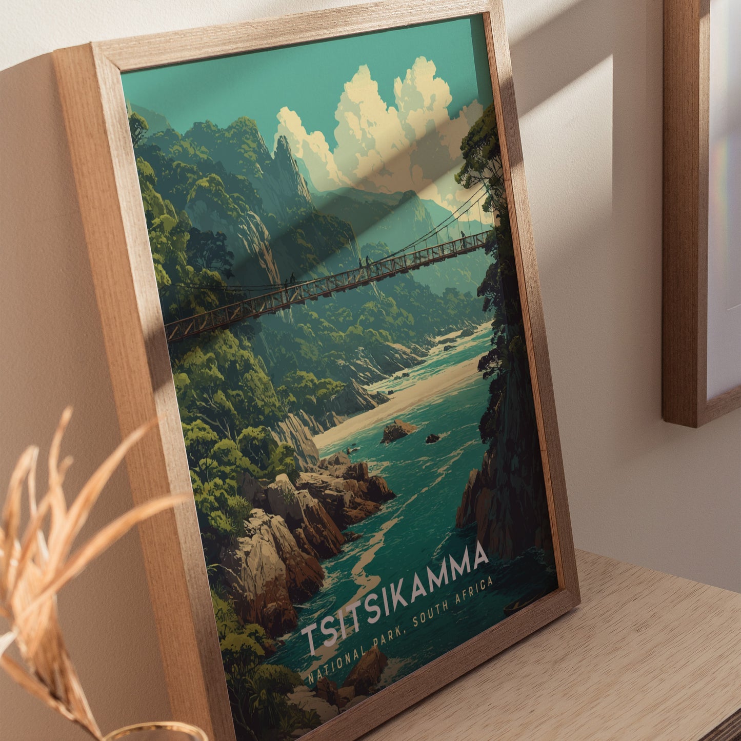 Tsitsikamma National Park Poster | South Africa Coastal Wall Art