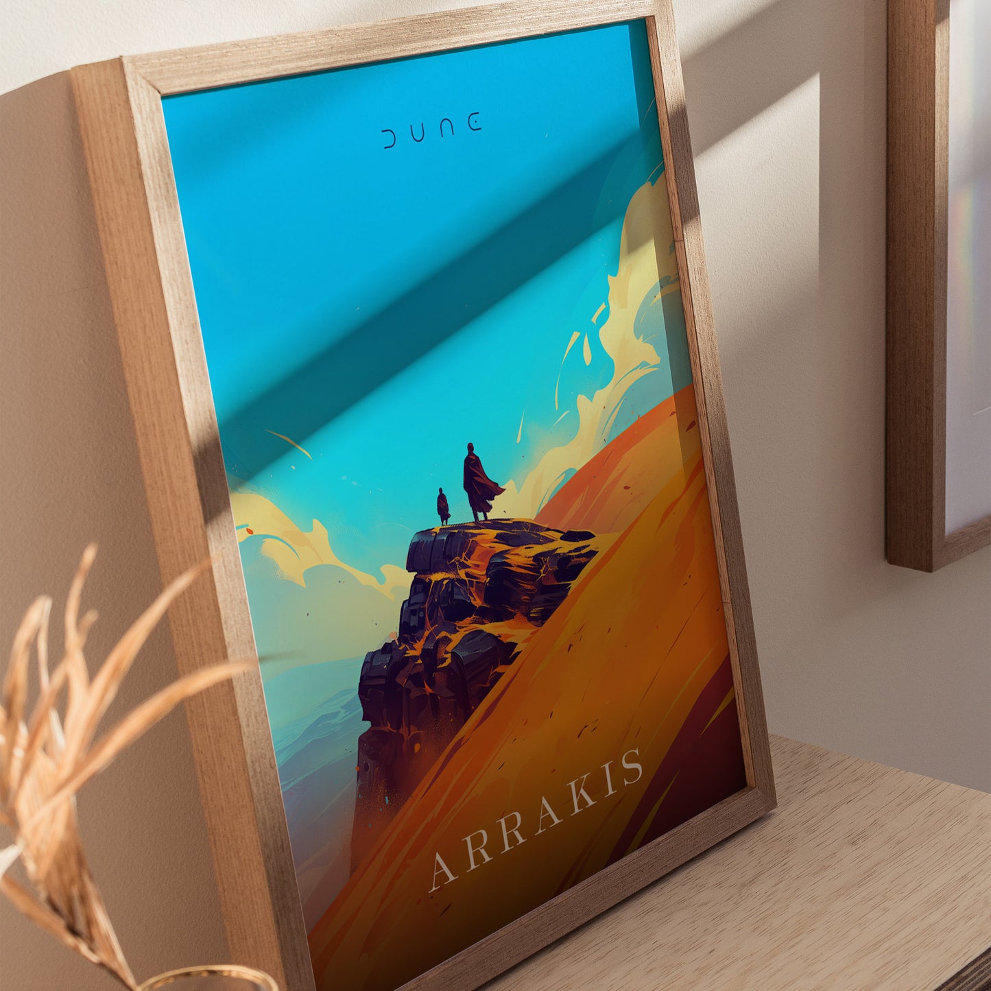 Dune Arrakis Poster | Sci-Fi Fan Wall Art | Framed or Unframed