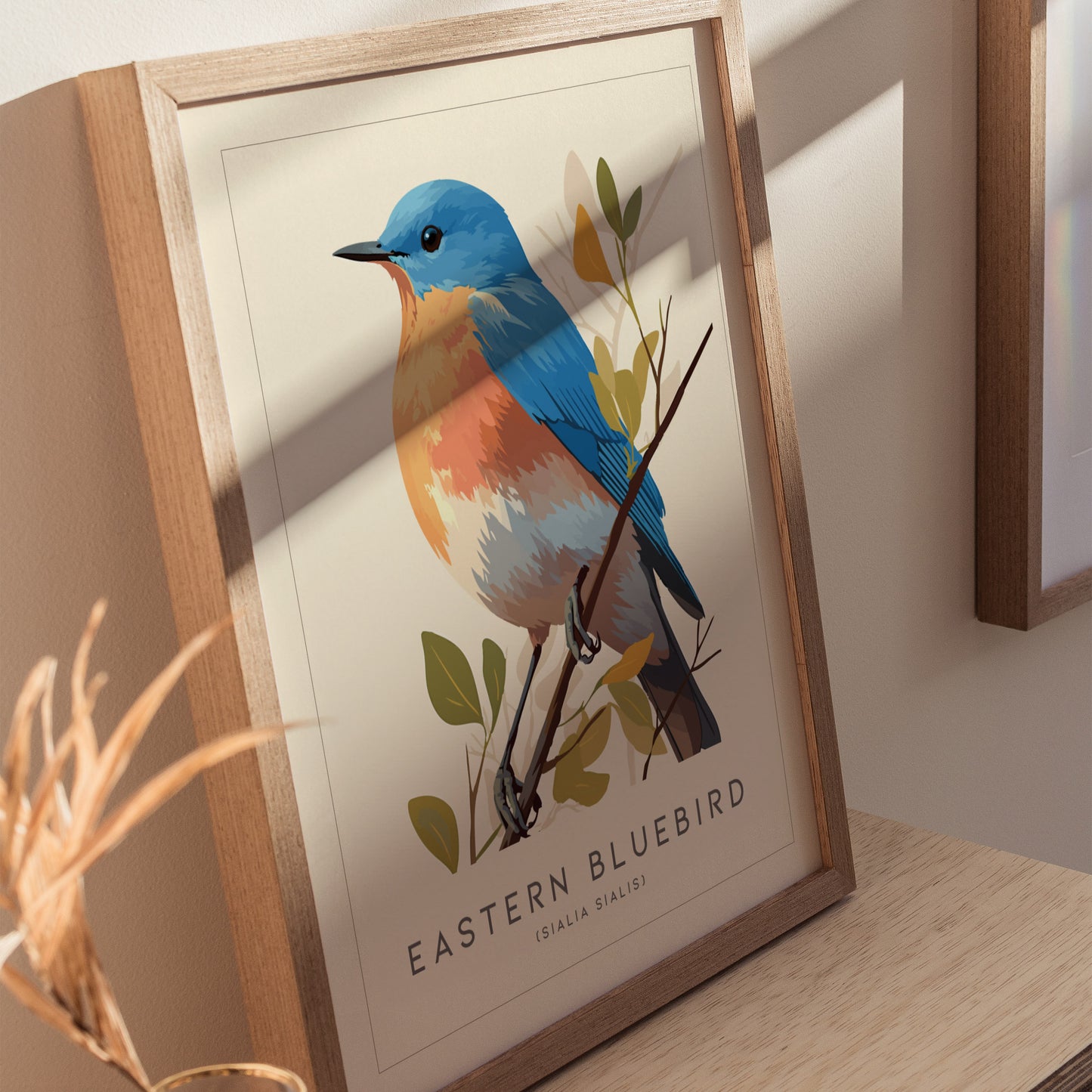 Eastern Bluebird Audubon Print | Bird Lover Cottagecore Wall Art | Framed or Unframed